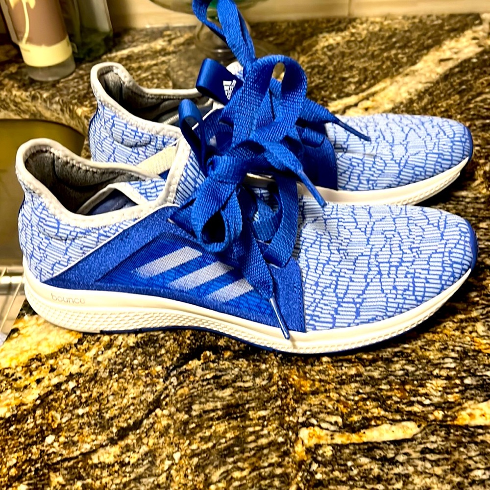 Adidas Edge Lux icy blue athletic shoe size 9.5